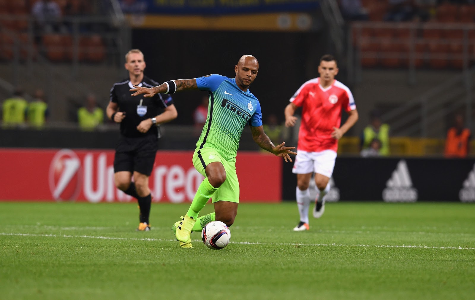 At Home Nike Inter Milan 16 17 Third Kit On Pitch Debut